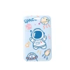 Cartoon astronaut, student sliding cover card holder, astronaut lanyard, bus card, keychain, ID card, work name tag wholesale Item Picture